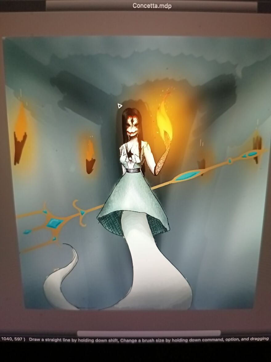 Had To Take A Picture (The File Was Too Large). Its A Work In Progress But Its The Only One I Don't Need A Trigger Warning For.