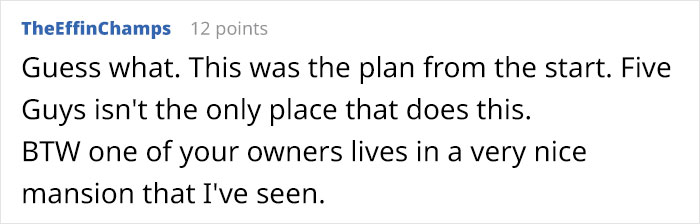 “I Applied Online At 5 Guys”: Restaurant Chain Drops Its Potential Employee’s Hourly Wage From $18/Hr To $14/Hr “I Applied Online At 5 Guys”: Restaurant Chain Drops Its Potential Employee’s Hourly Wage From $18/Hr To $14/Hr