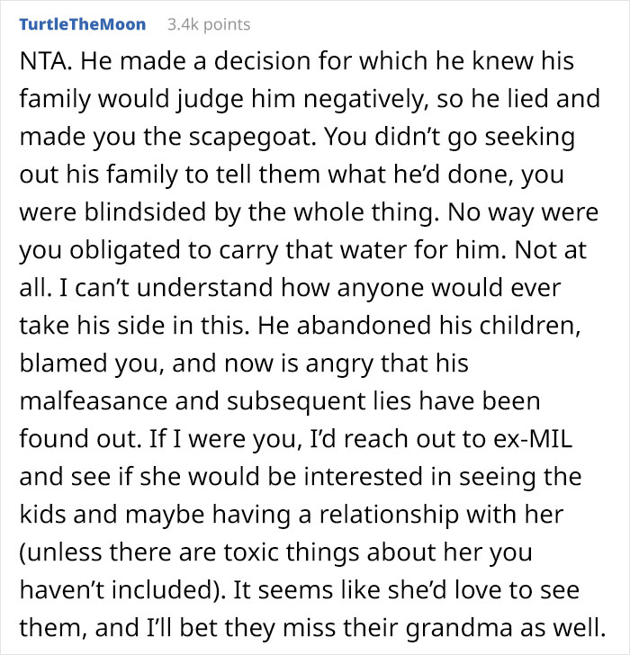 Woman Asks Her Ex-DIL To Let Her Son Meet His Children, She Exposes Her Ex-Husband Who Actually Doesn’t Want Anything To Do With His Kids Woman Asks Her Ex-DIL To Let Her Son Meet His Children, She Exposes Her Ex-Husband Who Actually Doesn’t Want Anything To Do With His Kids