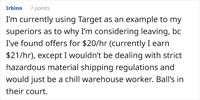 Admin Assistant Finds Out Target Employees Earn More Than Her $23/Hour Salary And Makes The Decision To Leave Her Law Firm