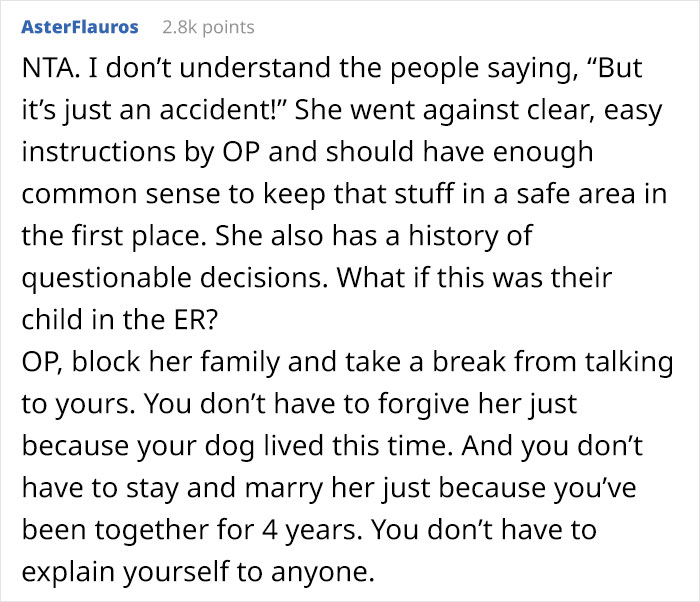 Man Gets Furious After Fiancée’s Carelessness Gets His Dog Sick, Cancels The Wedding Man Gets Furious After Fiancée’s Carelessness Gets His Dog Sick, Cancels The Wedding