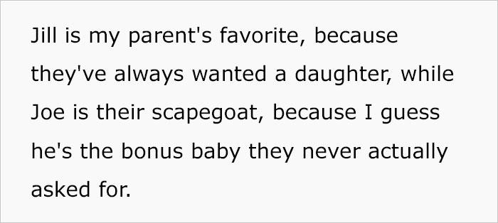 Guy Asks If He’s The Jerk For Helping His Younger Brother And Not The Twin Sister Who’s The Parents’ Favorite Guy Asks If He’s The Jerk For Helping His Younger Brother And Not The Twin Sister Who’s The Parents’ Favorite