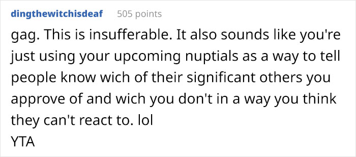 "Several People Have Denied The Invitation": Bride Wonders If Her 'No Plus Ones' Wedding Rule Is Too Ridiculous