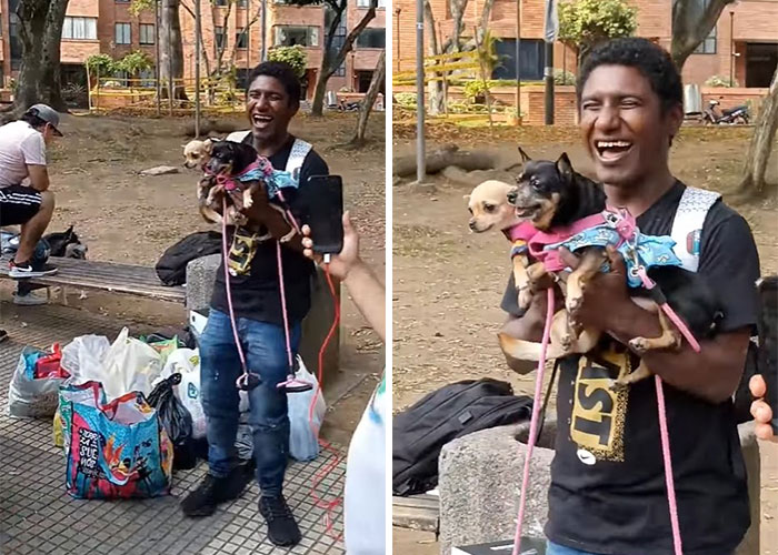 Homeless Man&rsquo;s Birthday Party For His Dog Warms The Hearts Of Many, Leading To A Better Life For Them All