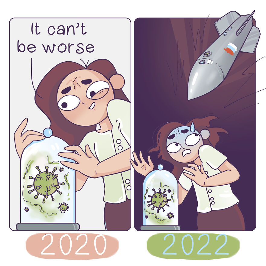 23 Comics About Love, Death And War In Ukraine