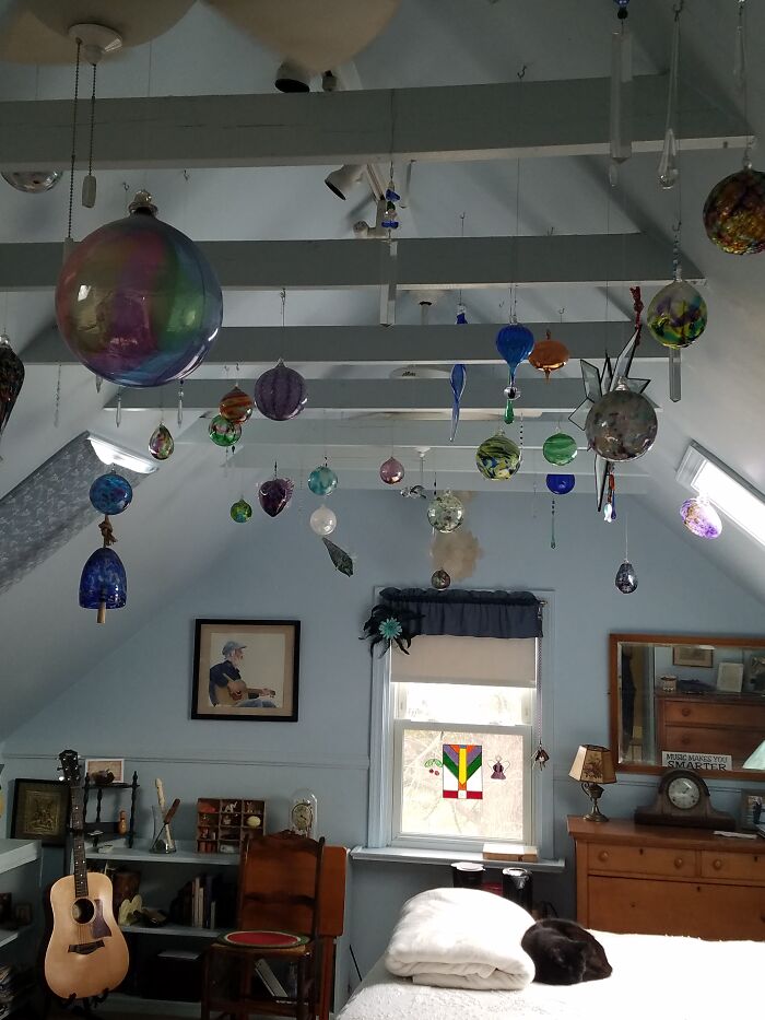 I Lay Down A Lot, This Glass And Natural Light Keep Me "Lit Up"