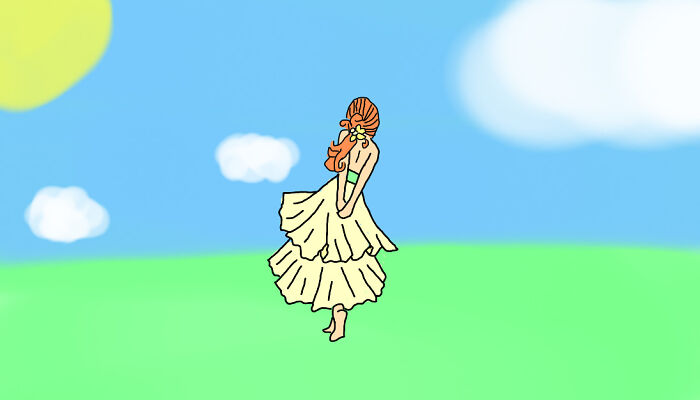 Eostre, The Goddess Of Springtime. I Traced Her, But I Colored In The Rest By Myself. If You Have Any Questions, Feel Free To Ask!!