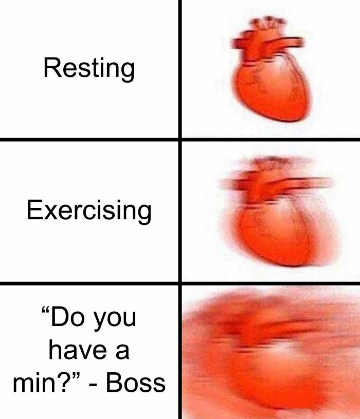 Always Thinking The Worse...
.
.
.
.
.
#meeting #boss #manager #managerlife #quickminute #corporatehumor #corporate #humor #worklife #work #wfh #wfhlife #workfromhome #funny #funnymemes #workmeme #workmemes #workprobs #workproblems #workhumor #officelife #officememes #officememe #officehumor
#meme #memes #memelife #lol #lmao #fml