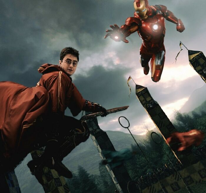 Artist Places Recognizable Characters In Scenes They Don't Belong In, And It's Hilarious (30 New Pics)