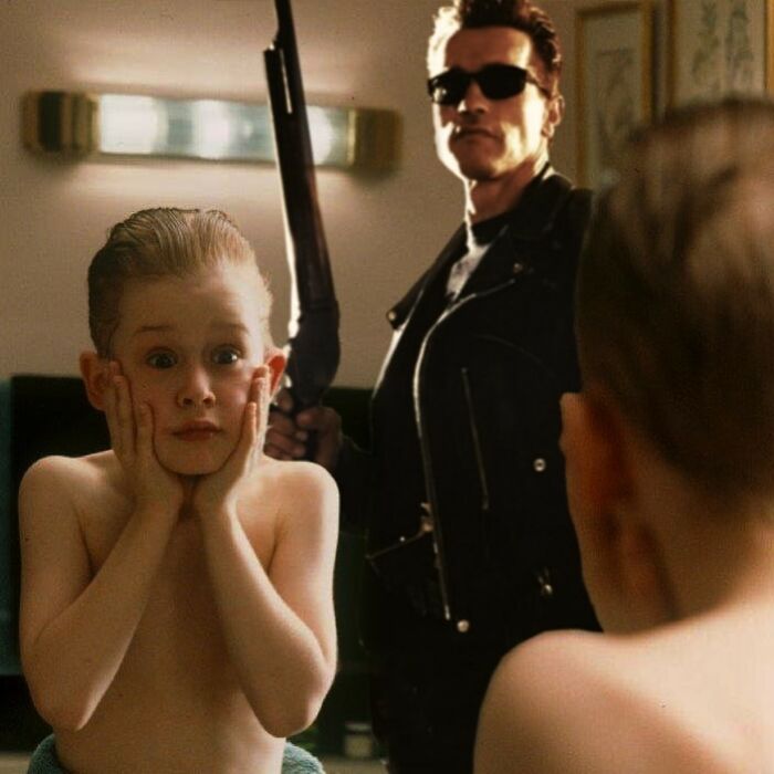 Artist Places Recognizable Characters In Scenes They Don't Belong In, And It's Hilarious (30 New Pics)