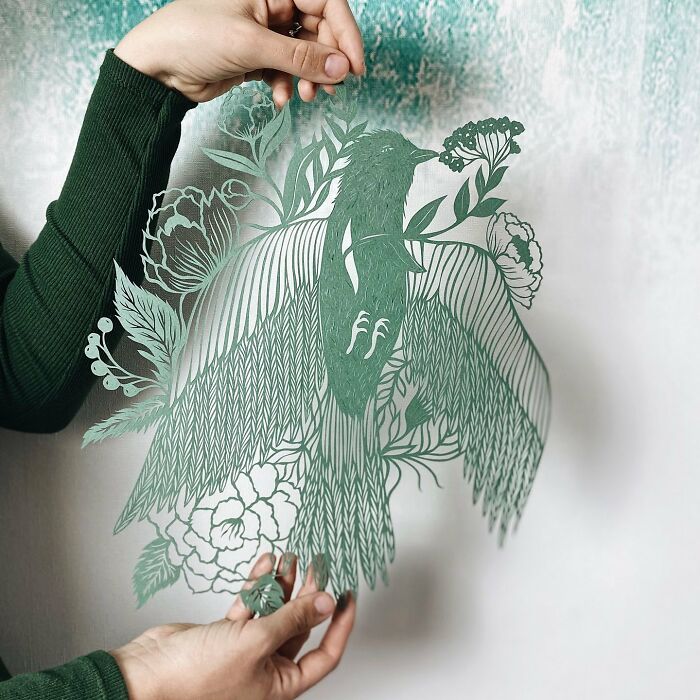 I Create Intricate Laced Paper Cuts Inspired By Nature