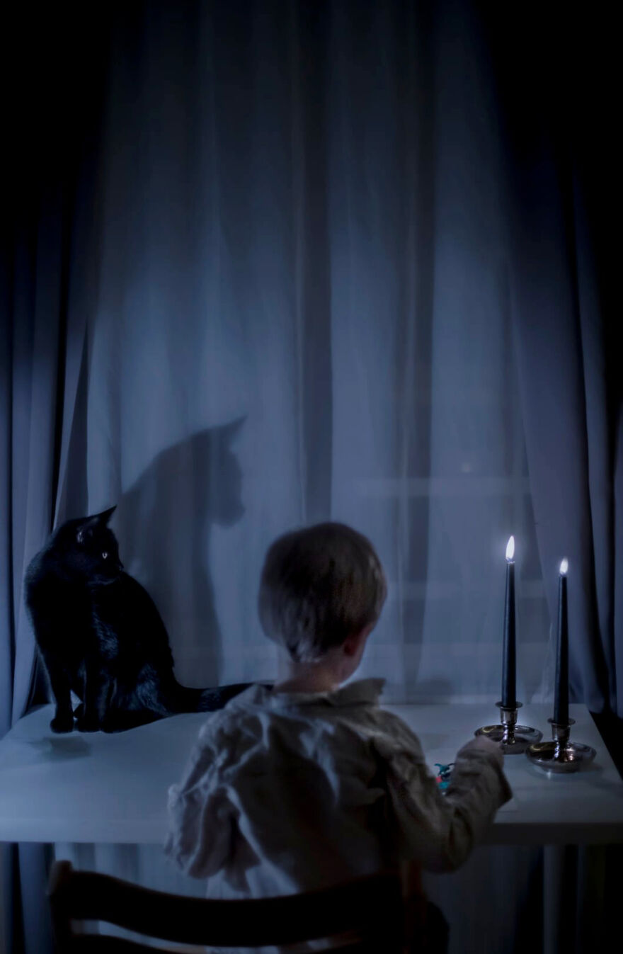 My Son And Our Cat Are Best Friends Who Do Everything Together (12 Pics)