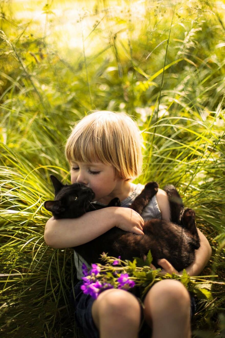 My Son And Our Cat Are Best Friends Who Do Everything Together (12 Pics)