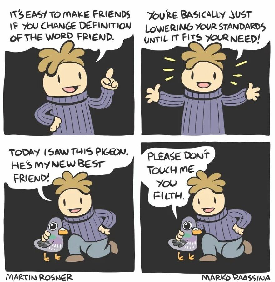 Comics With Hilarious, Dark And Unexpectedly Twisted Humor By Martin Rosner (35 New Pics)