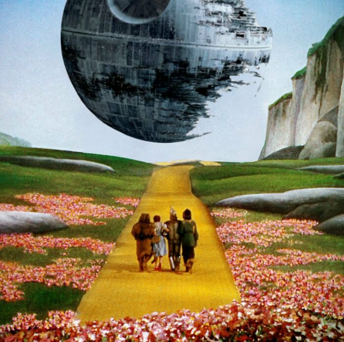 Artist Places Recognizable Characters In Scenes They Don't Belong In, And It's Hilarious (30 New Pics)