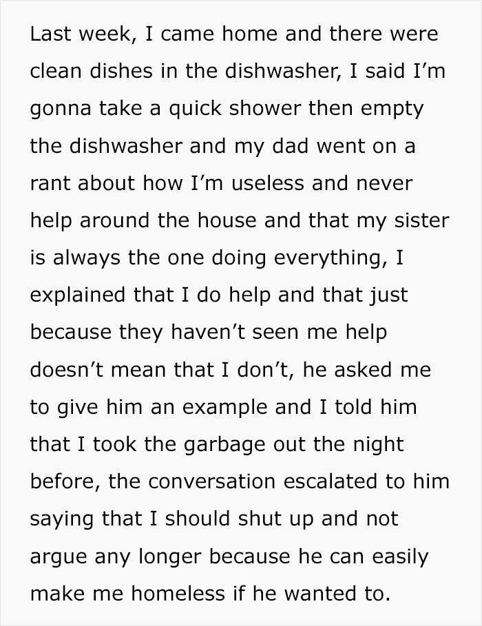 Dad Complains 23 Y.O. Daughter Isn&rsquo;t Helping Around The House, She Surprises Family By Secretly Leaving Home For Good