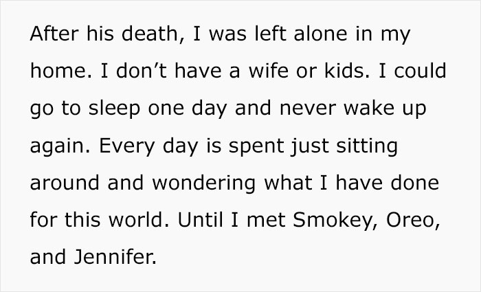 Person Receives Letter From Elderly Neighbor Detailing His Newly Found Happiness In Life Thanks To Him Being Asked To Babysit Their Pets