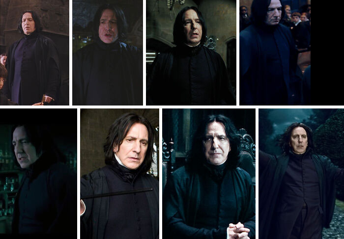 In The Harry Potter Movies (2001-2011), Snape’s Costume Was The Only One That Never Changed. According To Costume Designer, Jany Temine:"Because, It Was Perfect. When Something Is Perfect You Cannot Change It.” She Joined In Prisoner Of Azkaban And Changed Most Costumes Except Snape’s