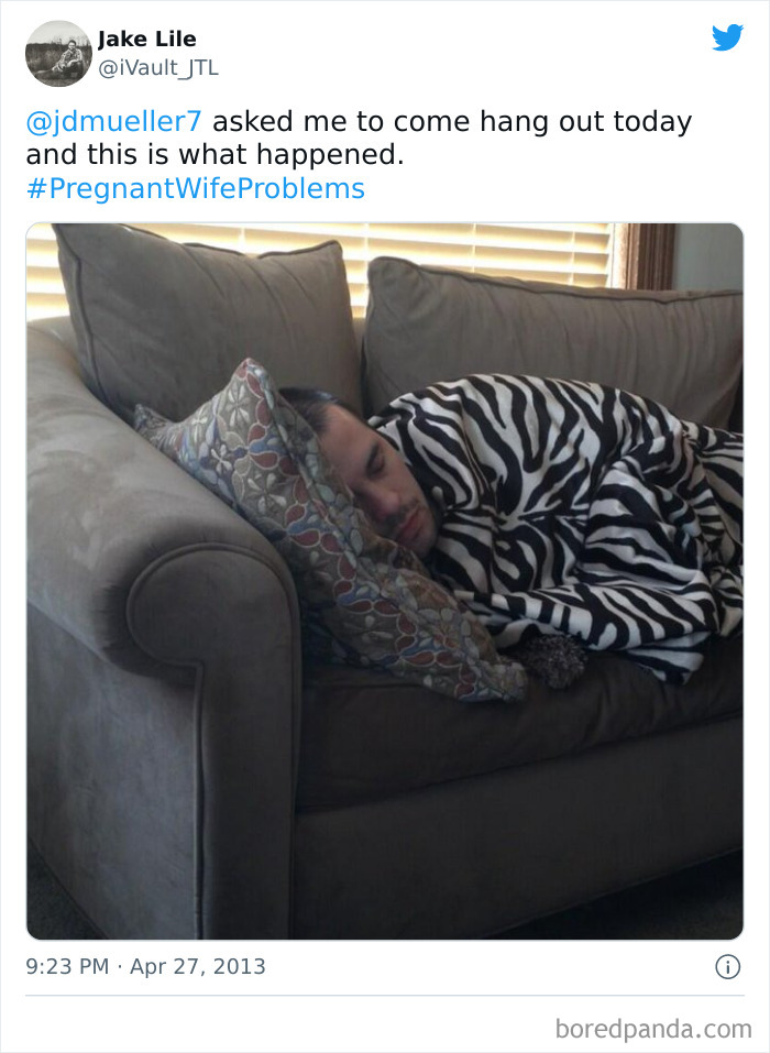 Pregnant Wives' Husbands Get Tired Too