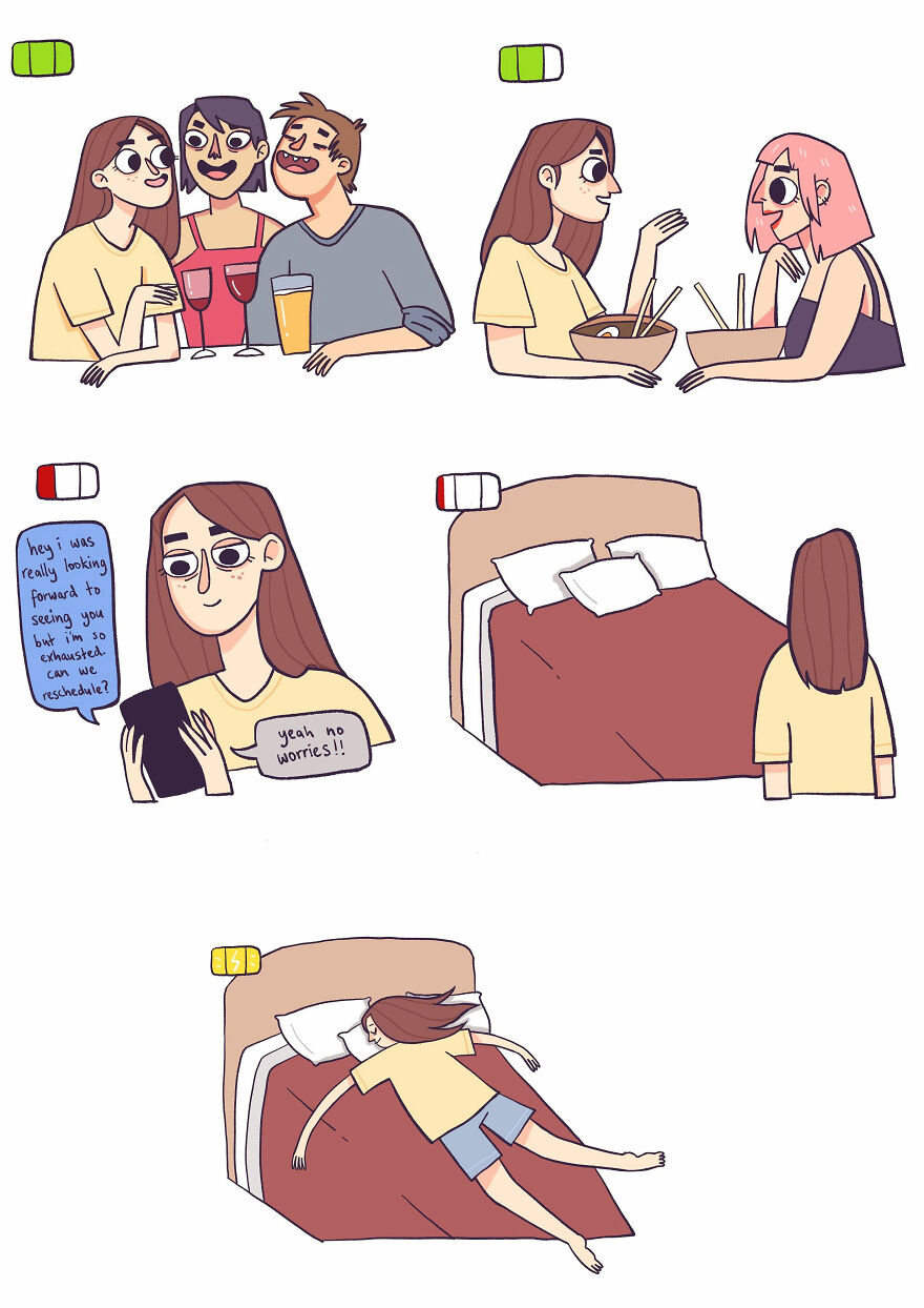 33 Relatable Comics About Mental Illness And Other Life Situations By Evie Hillliar (New Pics)