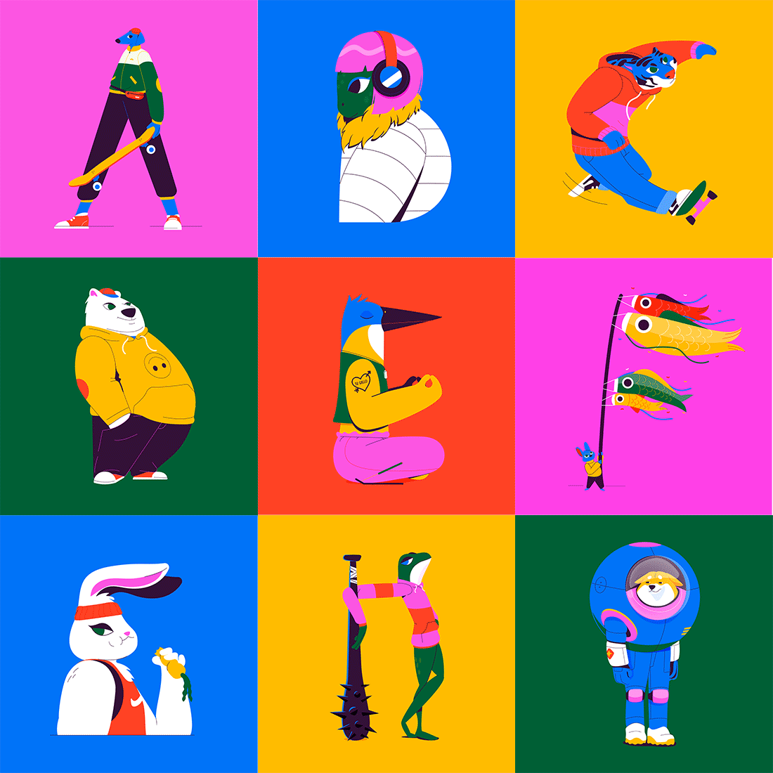 36 Days Type & Characters