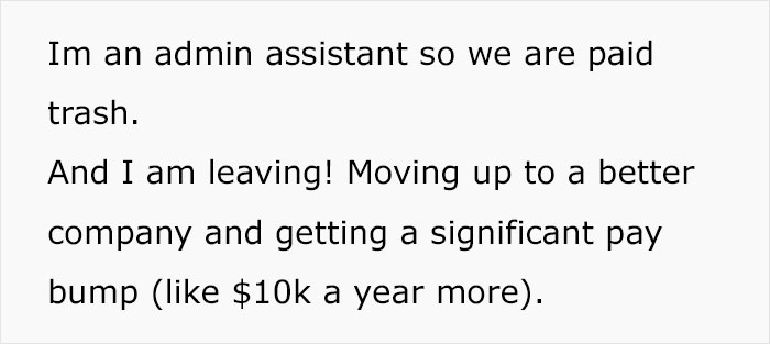 Admin Assistant Finds Out Target Employees Earn More Than Her $23/Hour Salary And Makes The Decision To Leave Her Law Firm