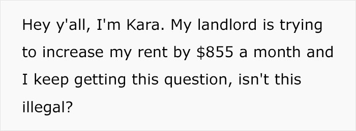 Landlord Suddenly Tries To Raise This Woman's Rent By $855, And She Isn't Having Any Of It In Now-Viral TikTok Landlord Suddenly Tries To Raise This Woman's Rent By $855, And She Isn't Having Any Of It In Now-Viral TikTok