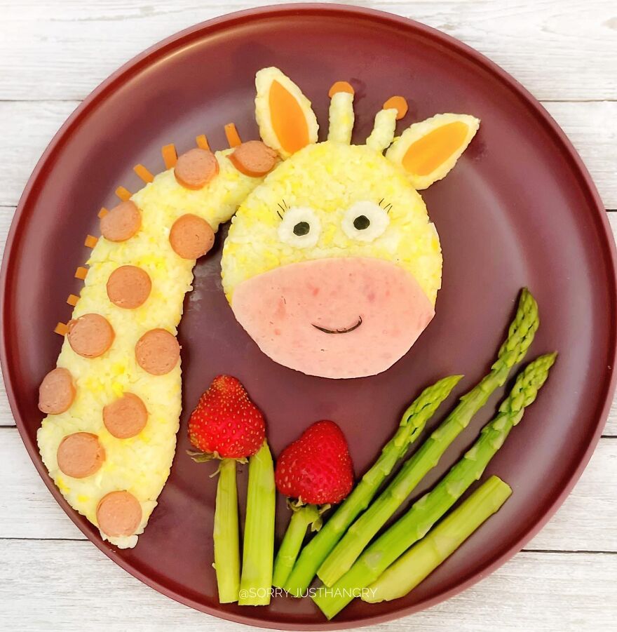 Cute Food Art For Kids -Some Of @sorry.justhangry’s Food Art