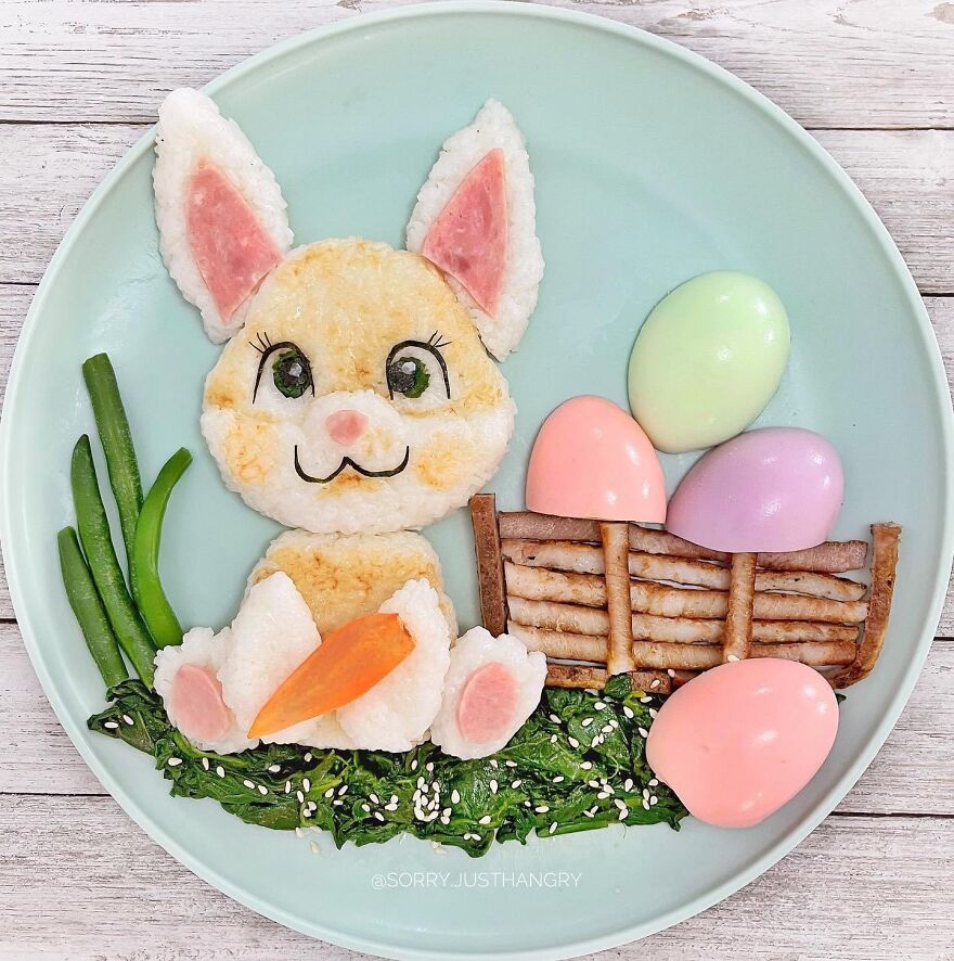 Cute Food Art For Kids -Some Of @sorry.justhangry’s Food Art