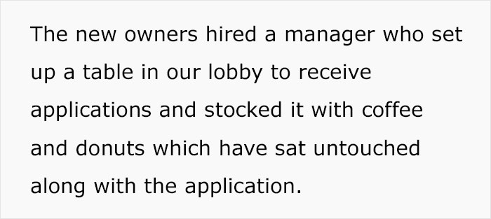 Employees With Specific Knowledge How To Use Their Machines Decide They Won’t Be Reapplying To Their Jobs After New Owners Laid Them Off Employees With Specific Knowledge How To Use Their Machines Decide They Won’t Be Reapplying To Their Jobs After New Owners Laid Them Off