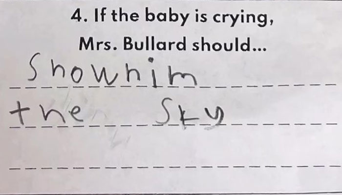 Pregnant Teacher Asks Her 6-Year-Old Students To Give Her Parenting Advice And Gets These 16 Hilarious Responses
