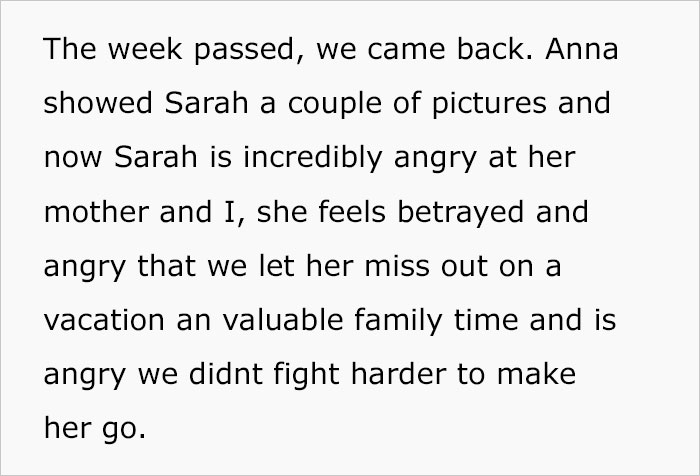 “She Feels Betrayed And Angry”: Teen Threw A Fit After Her Parents Let Her Stay Home From Their Disney World Trip “She Feels Betrayed And Angry”: Teen Threw A Fit After Her Parents Let Her Stay Home From Their Disney World Trip