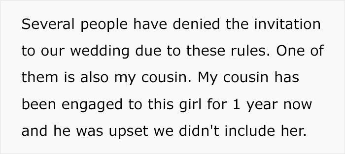 "Several People Have Denied The Invitation": Bride Wonders If Her 'No Plus Ones' Wedding Rule Is Too Ridiculous