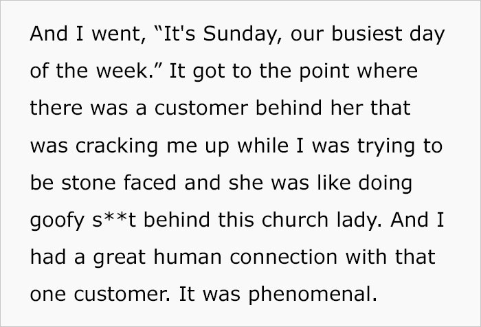 “The Worst Human Beings On Earth”: Server Complains About Annoying Customers Coming After Church On Sundays “The Worst Human Beings On Earth”: Server Complains About Annoying Customers Coming After Church On Sundays