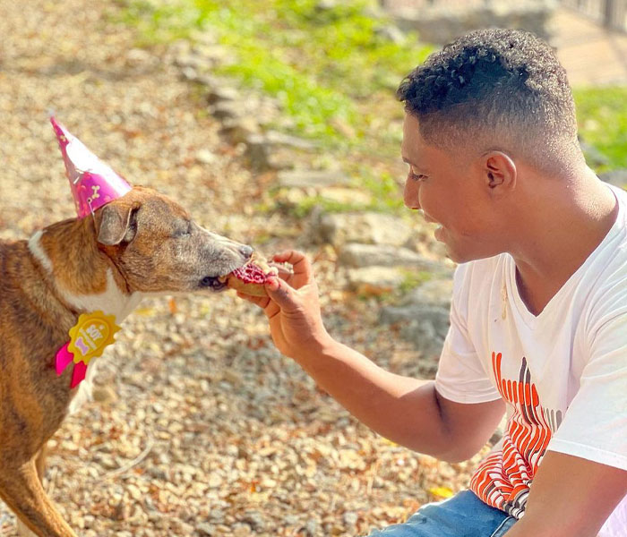 Homeless Man&rsquo;s Birthday Party For His Dog Warms The Hearts Of Many, Leading To A Better Life For Them All