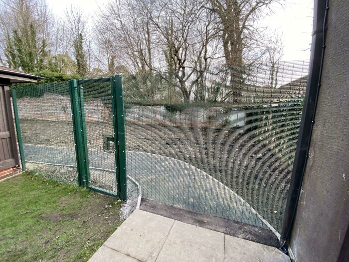 The New Footpath And Gate At My Work