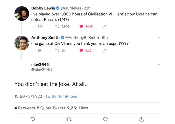 You Didn't Get The Joke. At All