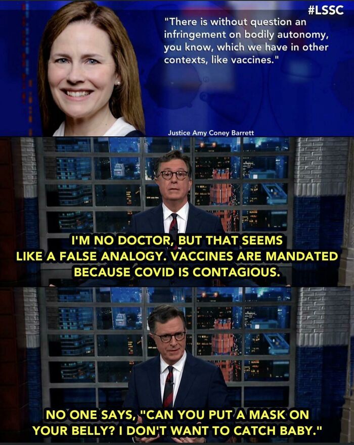 Scotus Justice Worried About “Catching A Baby”