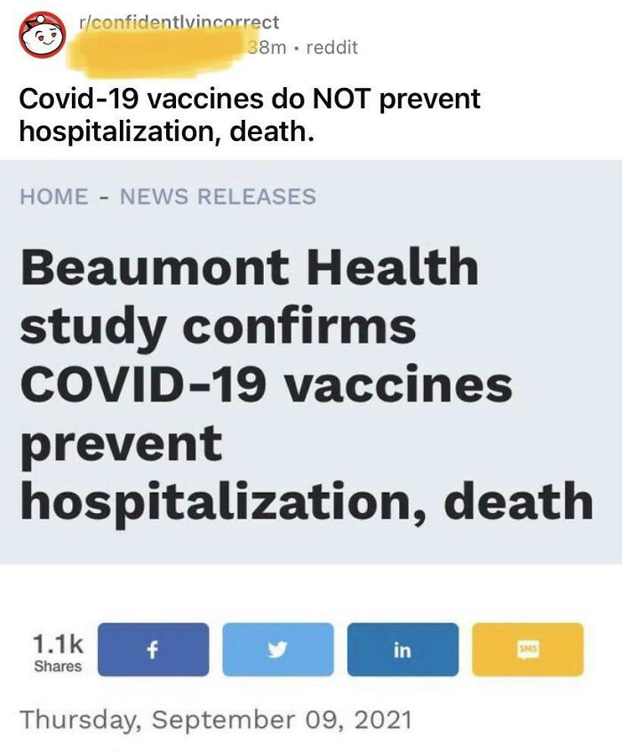 Someone Posting Covid Misinformation 