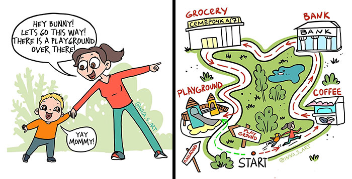 New Hilarious Comics Show What It’s Like To Be A Modern Mom