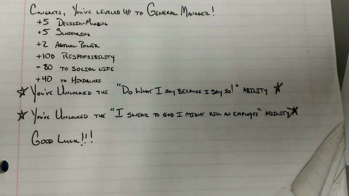 Wise Words From The Boss