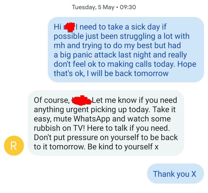 Some Kind Words From My Boss During A Hard Time Really Made The Difference