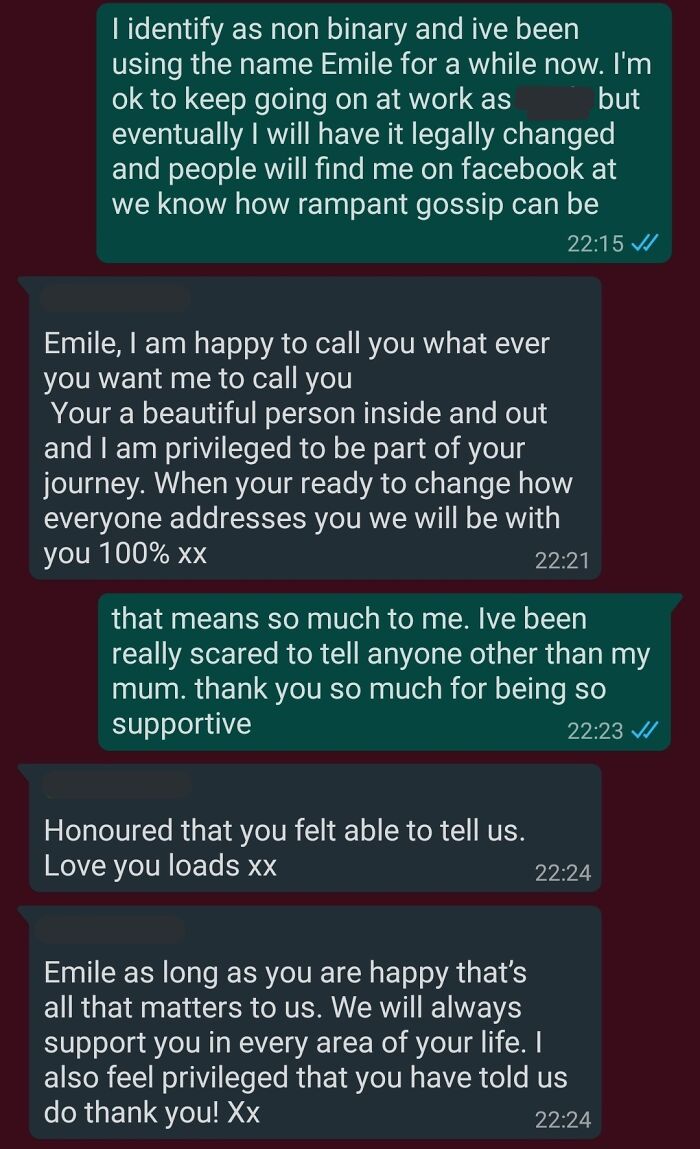 My Boyfriend Told Me To Post This, Came Out To My Bosses And Expected To Be Fired