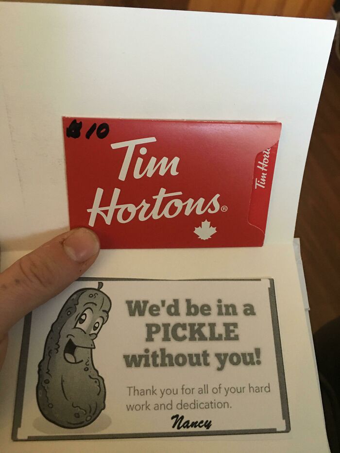 I’ve Just Started Working (In January) After Being On Disability For 5 Years. This Came In The Mail From My Boss. I Smiled And Cried