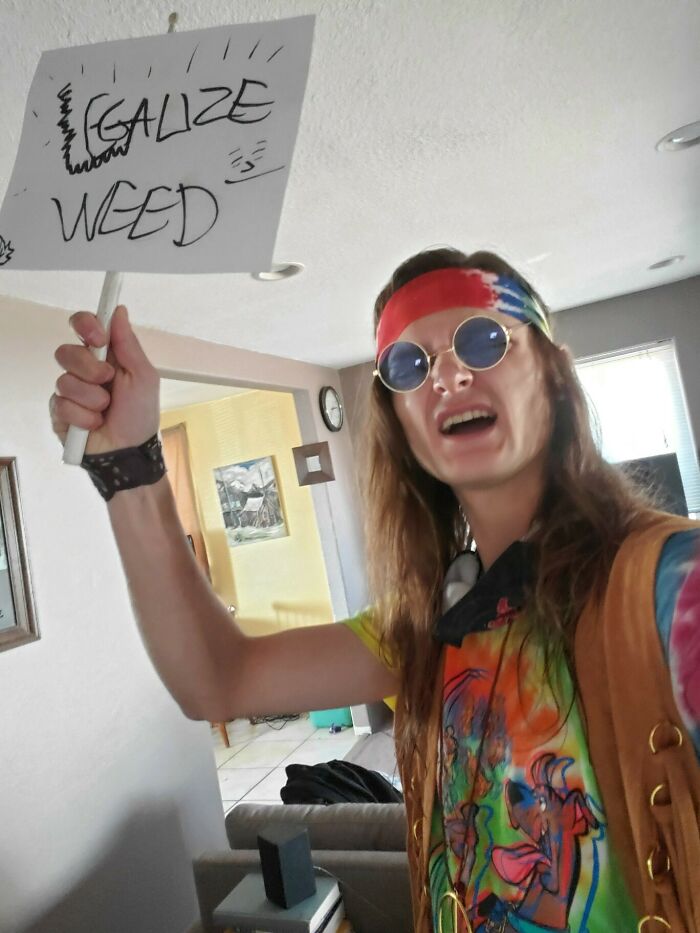 This Is My Costume For Work Today. I'm A Manager At A Dispensary