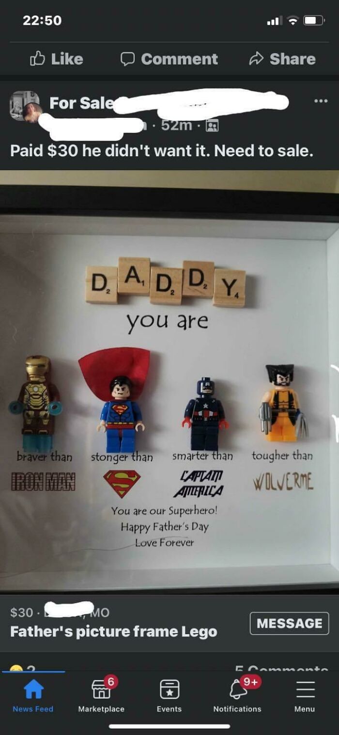 Cringeman, Equipped With The Power To Disappoint His Children