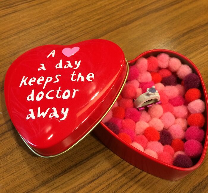 Made My GF A Paper Ring For Our "Paper Anniversary"