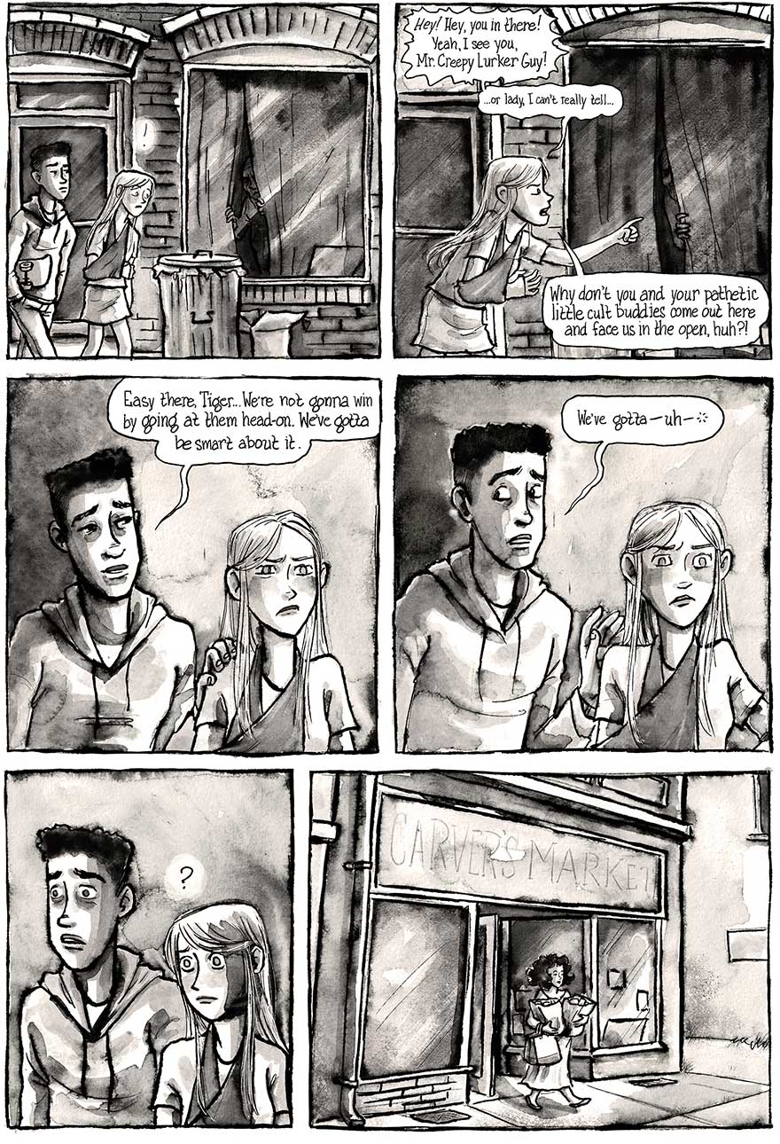 I'm Creating A Dark Comic Series With Lots Of Twists, Secrets, Creepy Characters And Spooky Pen And Ink Artwork, Here's Part 4 I'm Creating A Dark Comic Series With Lots Of Twists, Secrets, Creepy Characters And Spooky Pen And Ink Artwork, Here's Part 4