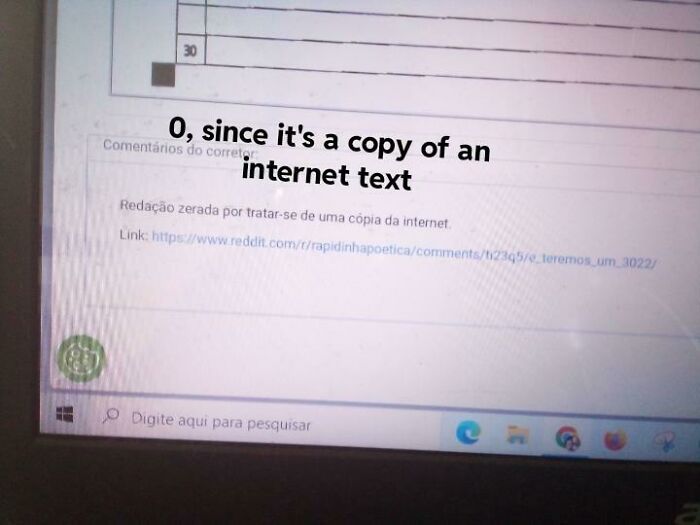 My Essay Got A 0 Because The Person Thought I Copied From The Internet. Turns Out It Was My Own Post Which I Posted Some Hours Later
