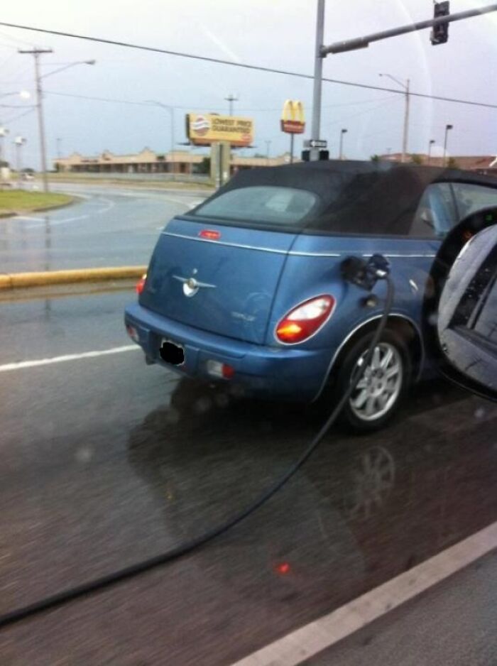 Have You Ever Seen One Of These Pictures And Wondered "What The Hell Was The Driver Thinking?" Well, This Is My Sister, And I'll Ask Her The Next Time I See Her